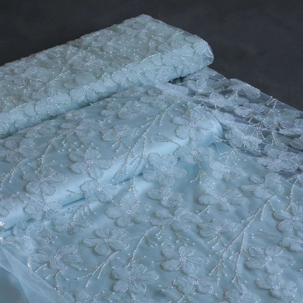 پارچه دانتل تور دوزی 1137