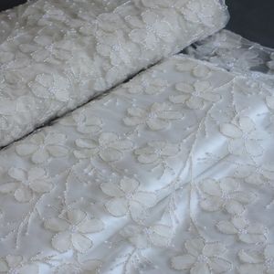 خرید اینترنتی قیمت پارچه دانتل تور دوزی 1137