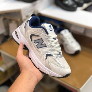 قیمت ارزان نیوبالانس530 ست مرد و زن سفید سورمه ای