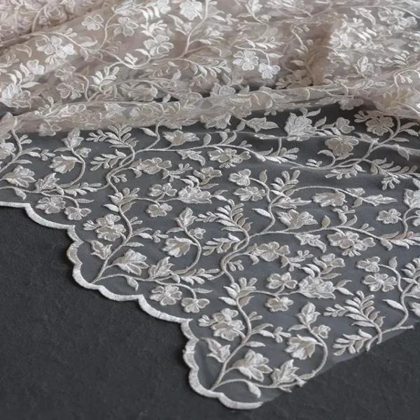 پارچه دانتل داماس 1226