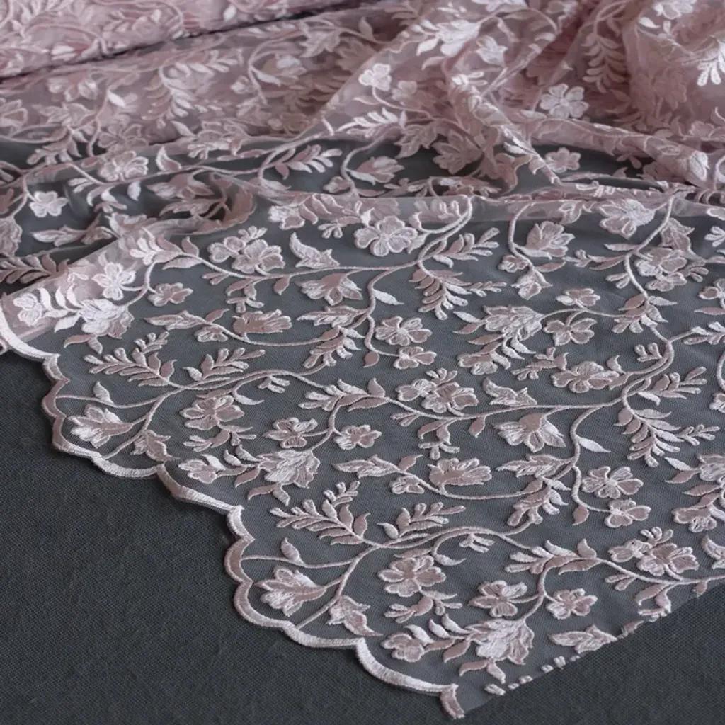 خرید اینترنتی قیمت پارچه دانتل داماس 1226