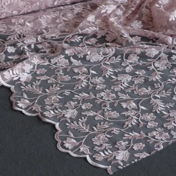 پارچه دانتل داماس 1226