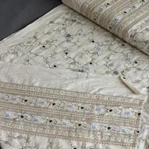 خرید اینترنتی قیمت پارچه لینن سوزن‌دوزی 1065