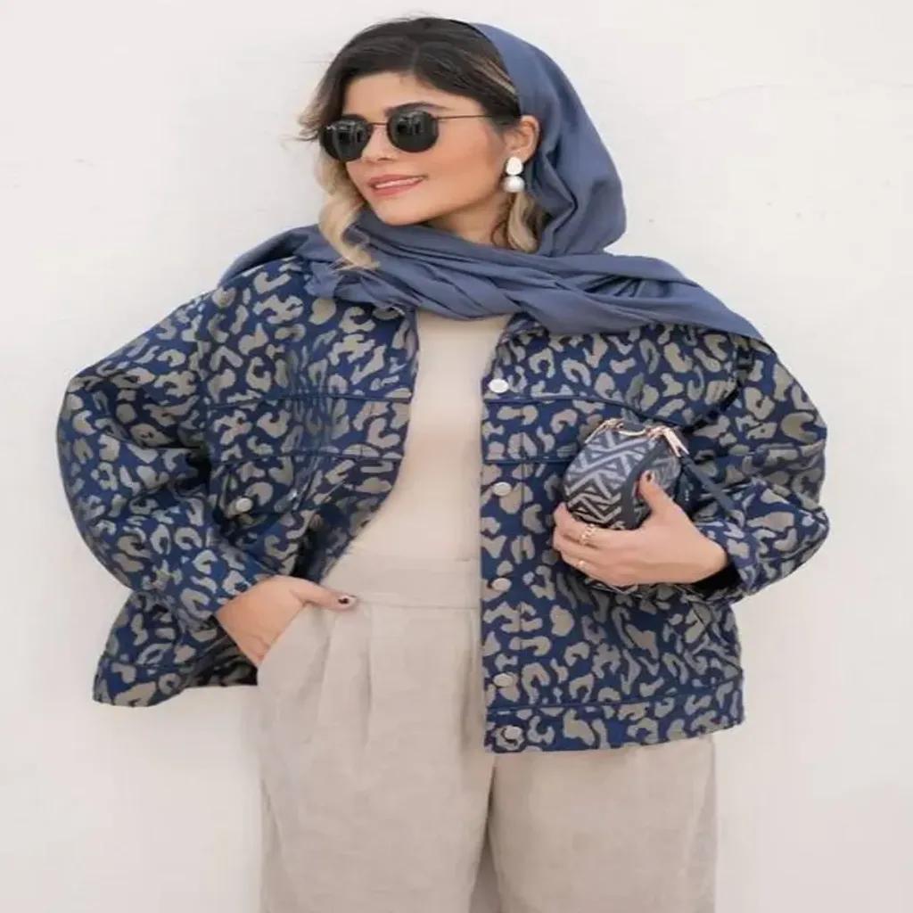 خرید اینترنتی قیمت پارچه شنل ژاکارد مخمل 1225