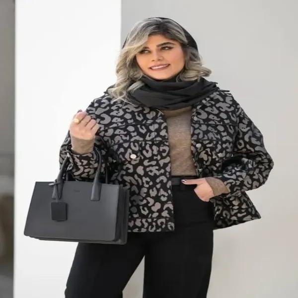 پارچه شنل ژاکارد مخمل 1225