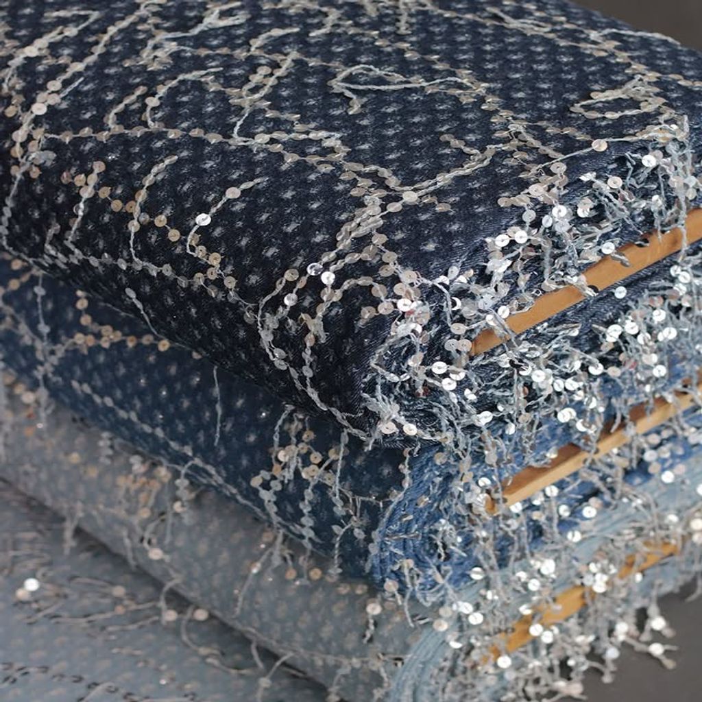 خرید اینترنتی قیمت پارچه جین وارداتی