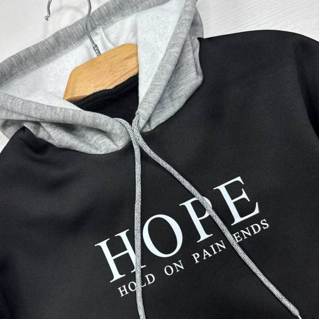 مشخصات هودی داخل دورس طرح HOPE زنانه و دخترانه