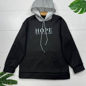 قیمت ارزان هودی داخل دورس طرح HOPE زنانه و دخترانه