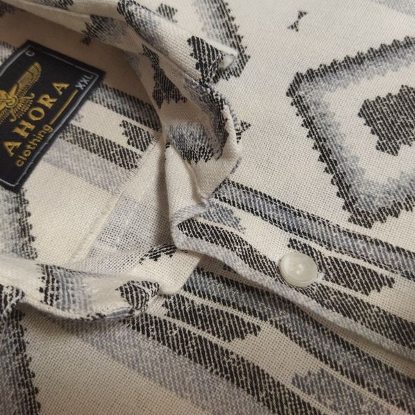 پیراهن مردانه آستین بلند طرح دار pr74u