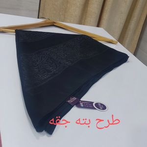 خرید اینترنتی روسری‌ زنانه مجلسی مشکی