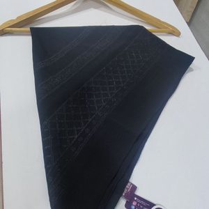 خرید اینترنتی روسری‌ زنانه مجلسی مشکی