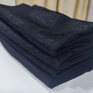 روسری‌ زنانه مجلسی مشکی