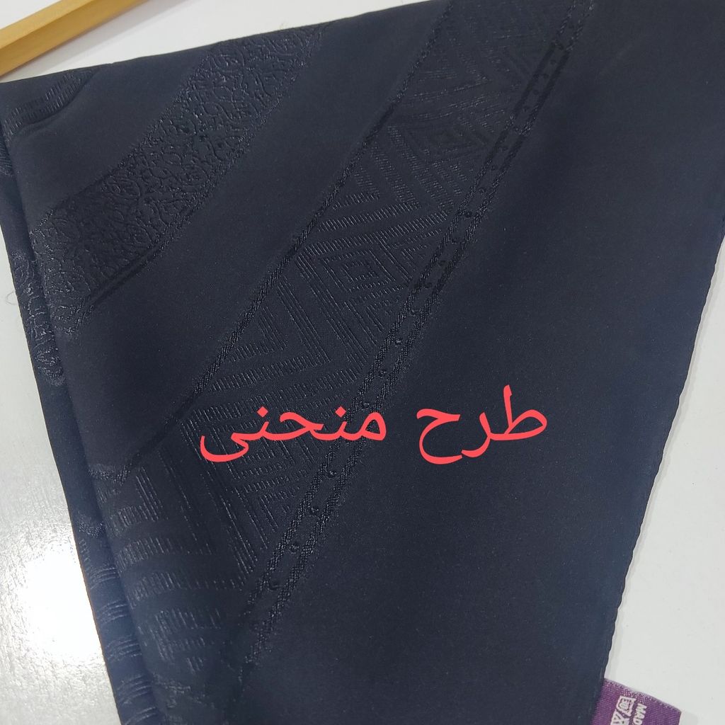 خرید آنلاین روسری‌ زنانه مجلسی مشکی