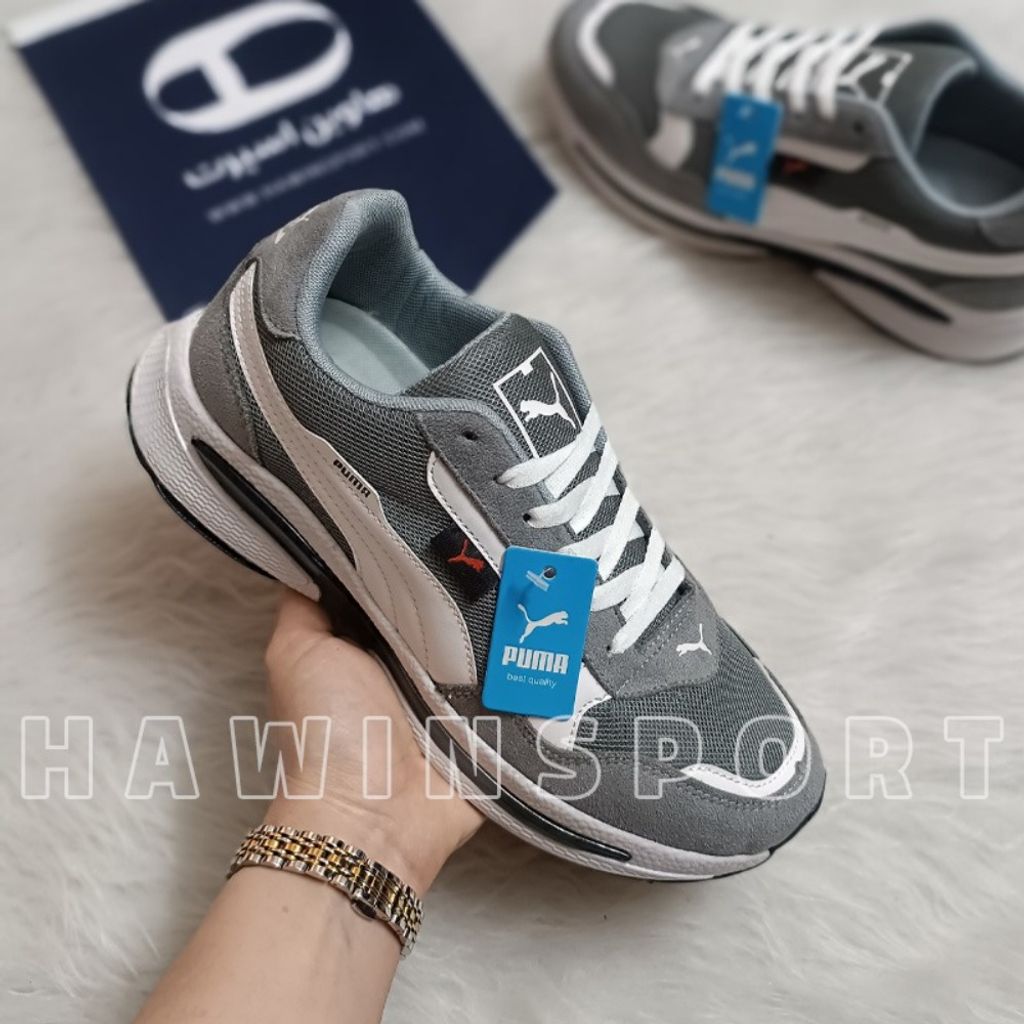 قیمت کتانی مردانه پوما طوسی