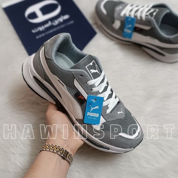 کتانی مردانه پوما طوسی