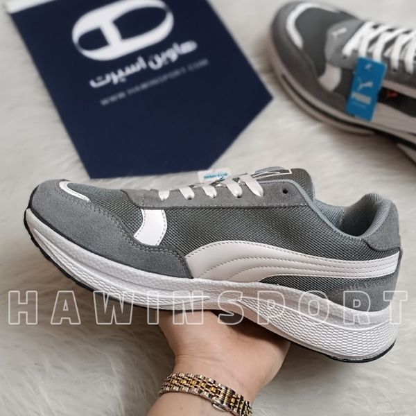 کتانی مردانه پوما طوسی