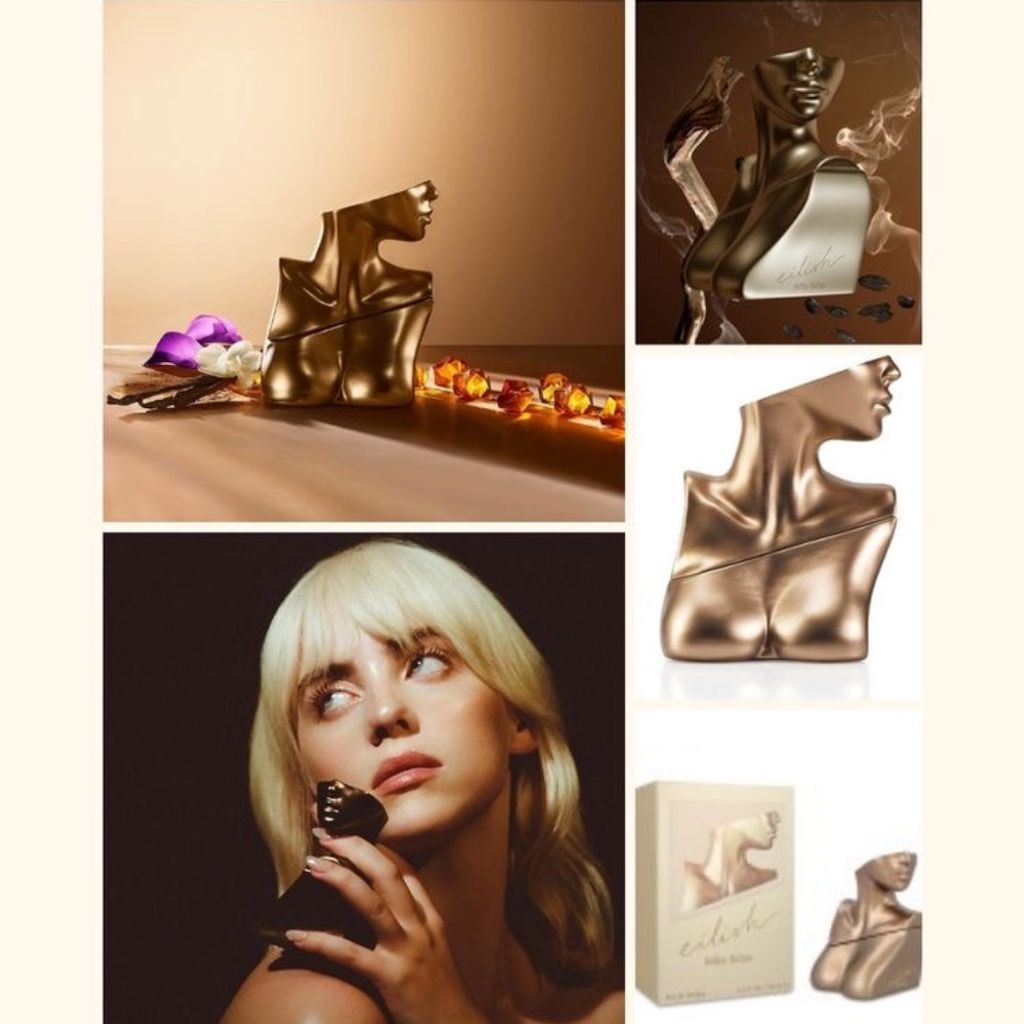 خرید اینترنتی عطر ادکلن جسیکاتواین بیلی ایلیش ایلیش طلایی| Billie Eilish Eilish