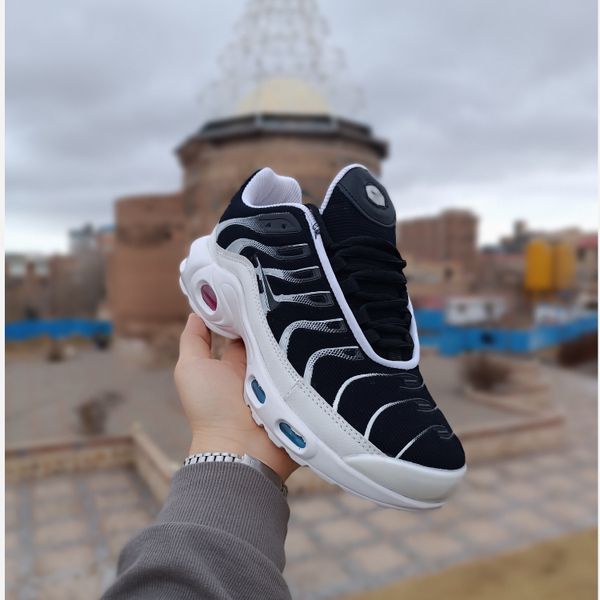 کتونی مردانه نایک tn تی ان مشکی سفید