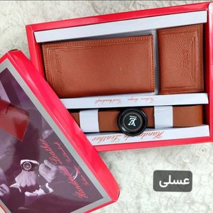 قیمت باکس هدیه روز مرد کمربند کیف جیبی کیف جاکارتی