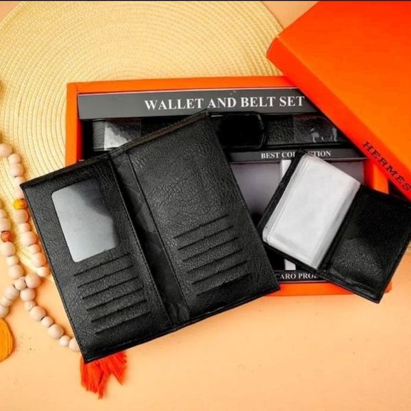 کیف پول مردانه کمربند جاکارتی باکس هدیه روز مرد