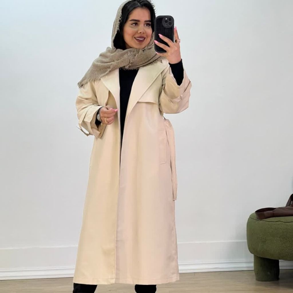 قیمت بارانی بلند مدل 5485 سانلی