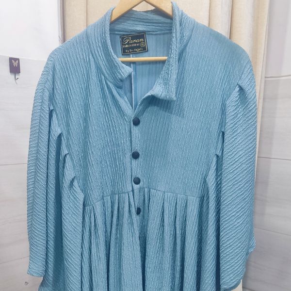 مانتو زنانه ریون پفکی