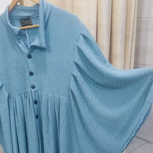 خرید آنلاین مانتو زنانه ریون پفکی