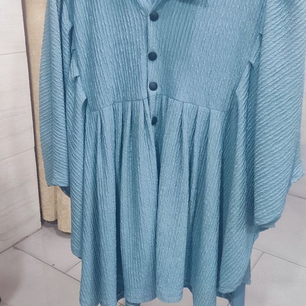 مانتو زنانه ریون پفکی