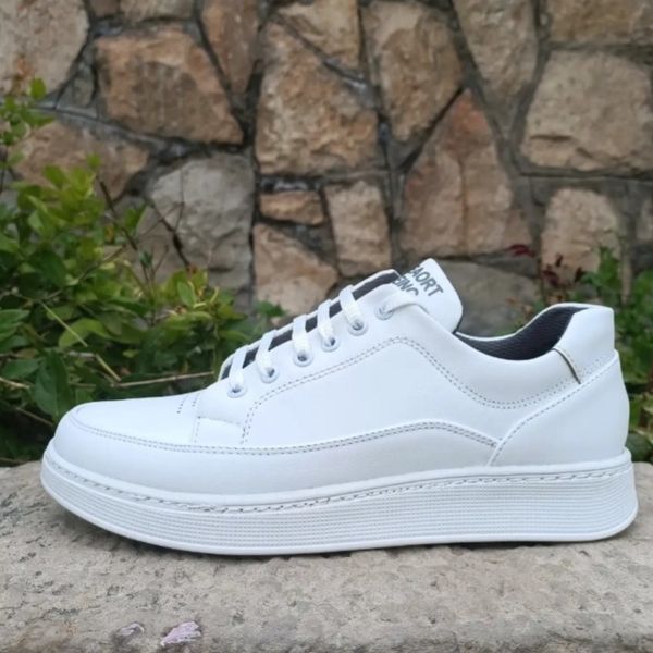 کفش اسپرت مردانه مناسب استفاده روزانه رنگ سفید سایز 40 تا 44