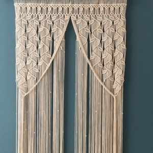 خرید آنلاین پرده مکرومه بافی