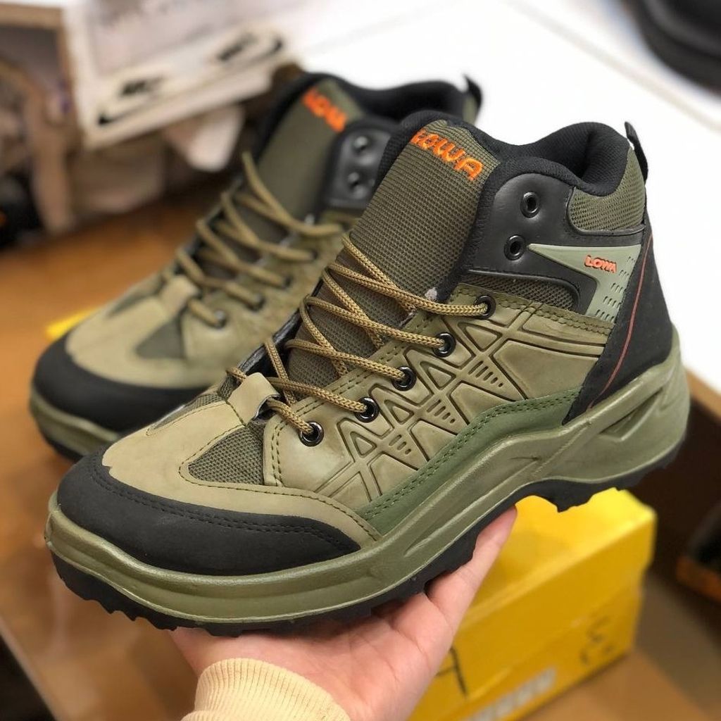 خرید آنلاین کفش نیم بوت مردانه مدل کوهستان زیتونی