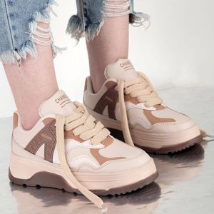 کفش لژدار چرم زنانه مدل چنل کرم قهوه ای