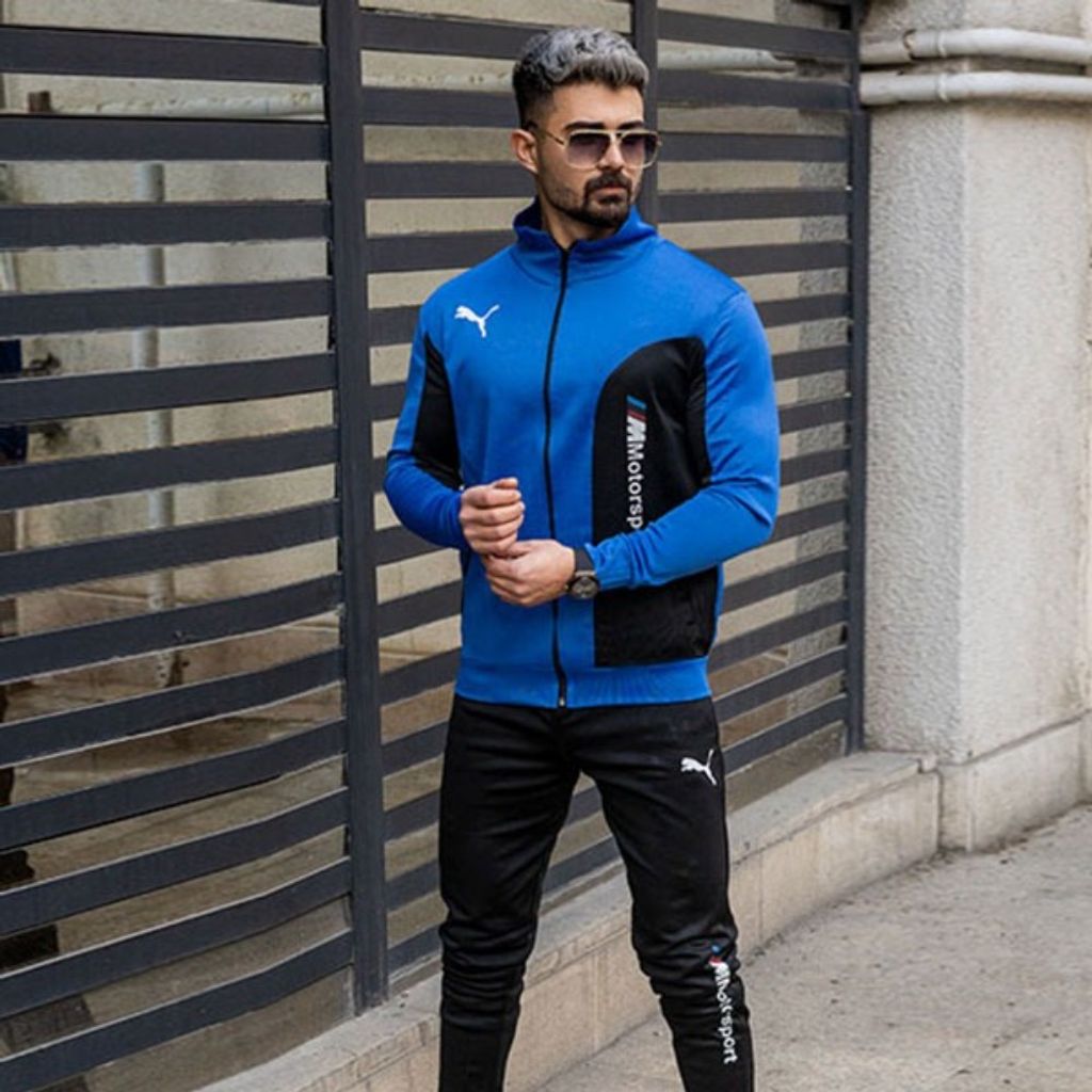 خرید اینترنتی ست سوییشرت شلوار مدل MotorSport جیب دار