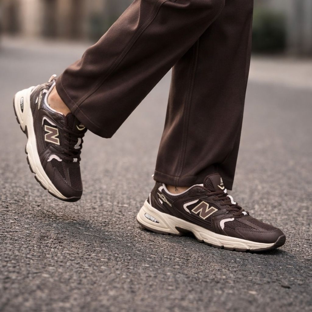 خرید اینترنتی قیمت کفش نیوبالانس 530 زنانه رنگ خاص قهوه ای