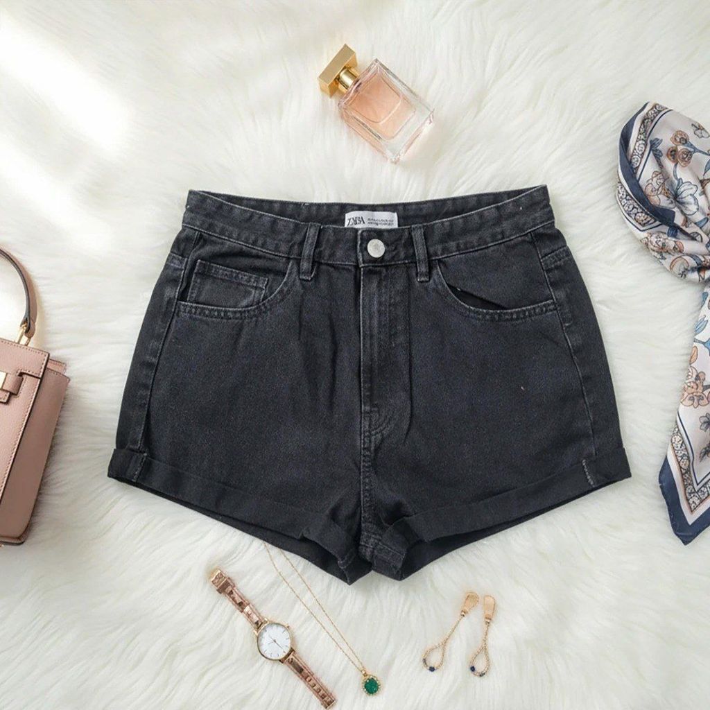 خرید انلاین شلوارک جین و کتان وارداتی زنانه