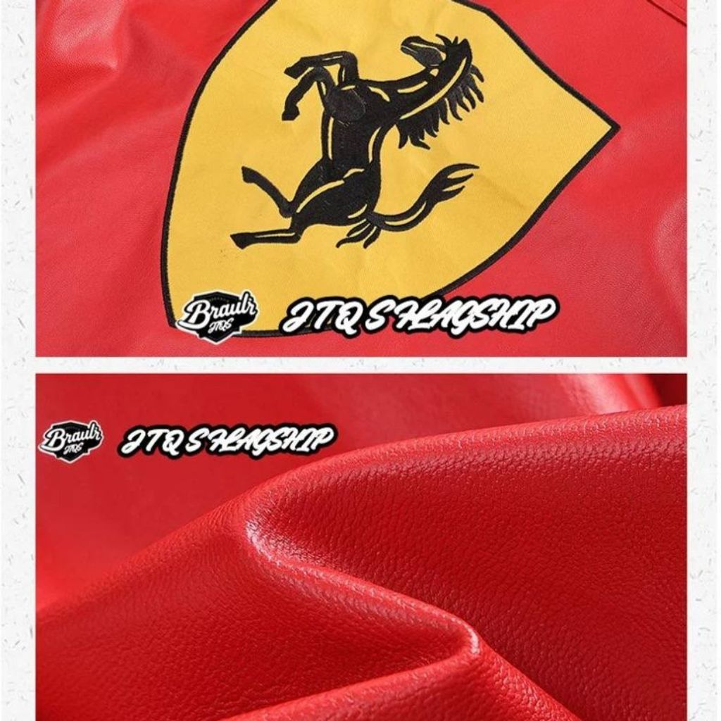 قیمت ارزان بامبر چرم گلدوزی مدل فراری عمده