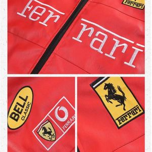 خرید آنلاین بامبر چرم گلدوزی مدل فراری عمده