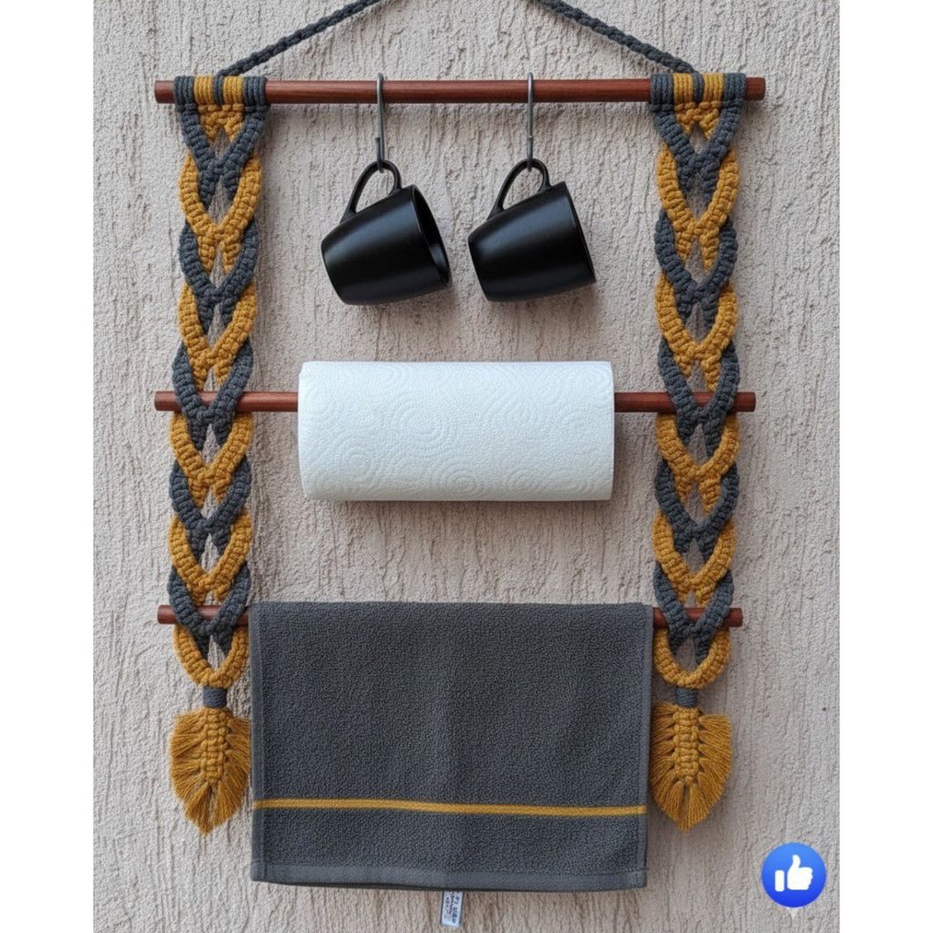 مشخصات نگهدارنده مکرومه بافی مدل کارن