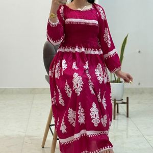 خرید آنلاین پیراهن بارداری پیراهن بلند نخ هند بسیار سبک نرم لطیف ضدحساسیت