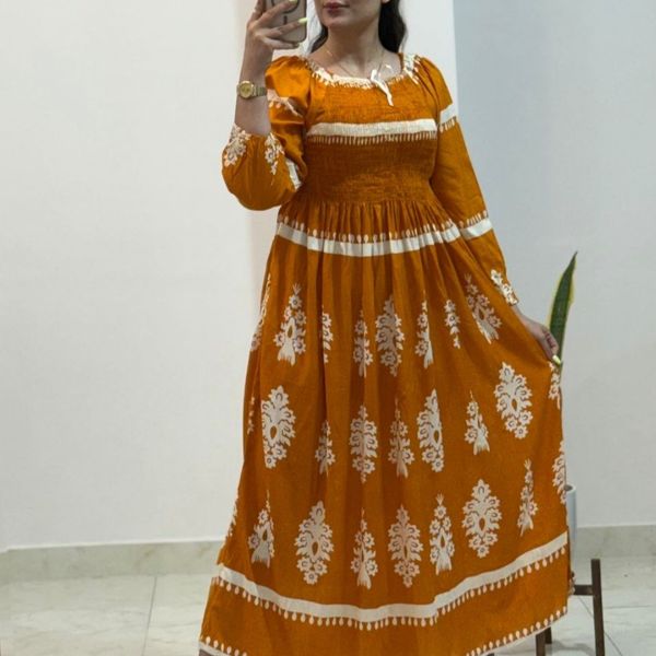 پیراهن بارداری پیراهن بلند نخ هند بسیار سبک نرم لطیف ضدحساسیت