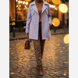 قیمت بارونی آستردار خرجکار کشبافت یاسی با تخفیف زمستونی