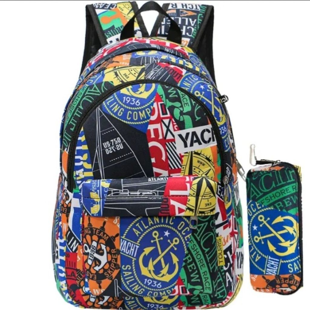 خرید آنلاین کوله پشتی اسپرت طرح باشکاهی