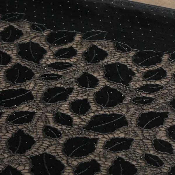 پارچه گیپور مخمل کوب 1228