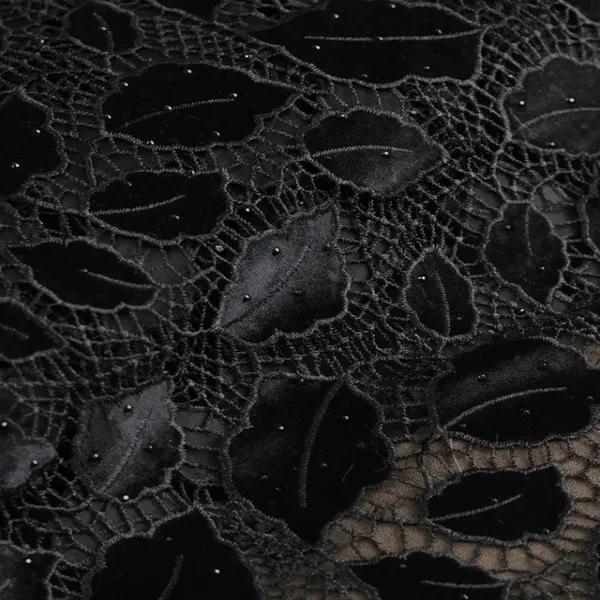 پارچه گیپور مخمل کوب 1228