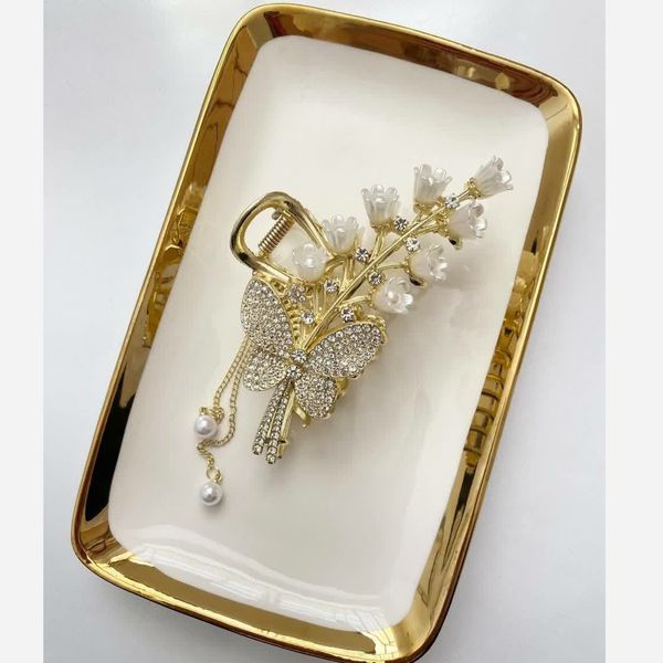 کلیپس مجلسی پروانه شکوفه سفید