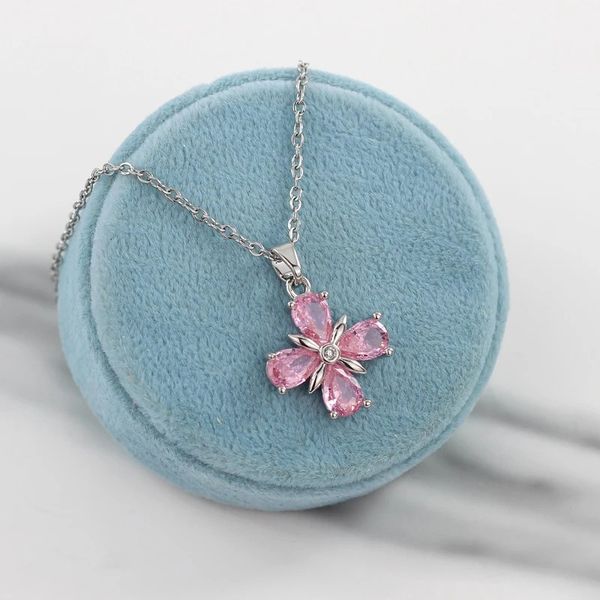 گردنبند شکوفه رنگ ثابت