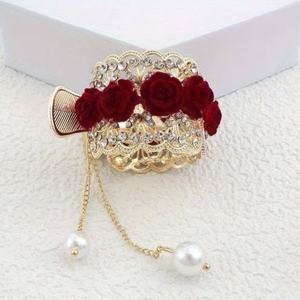 مشخصات کلیپس سامورایی مجلسی فلزی رزقرمز