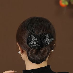 باندفر پارچه نگینی پروانه برای همه حجم مو جلوه ای خیره کننده برای مو