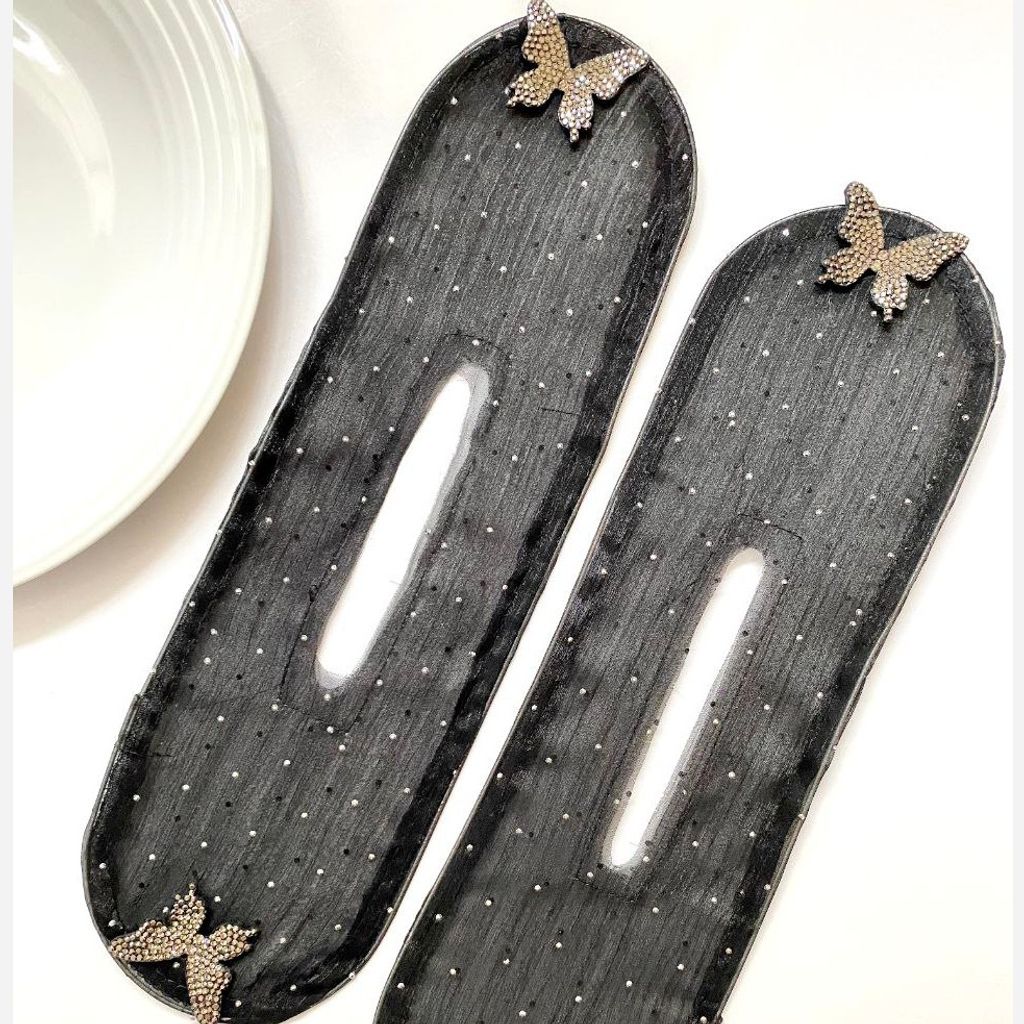 مشخصات باندفر پارچه نگینی پروانه برای همه حجم مو جلوه ای خیره کننده برای مو