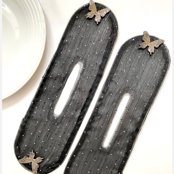 باندفر پارچه نگینی پروانه برای همه حجم مو جلوه ای خیره کننده برای مو